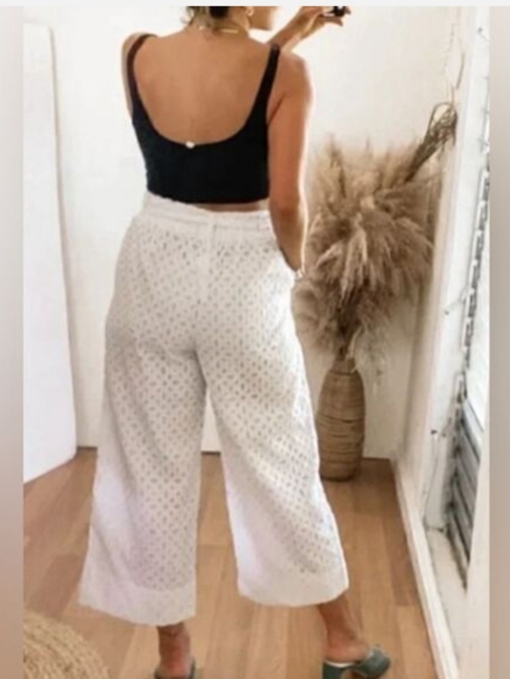J. Crew Eyelet Cropped Pants - Picture 6 of 12